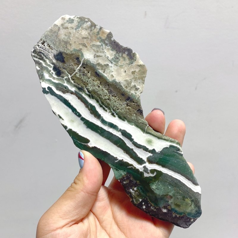 Stripe Moss Agate Slab Wholesale