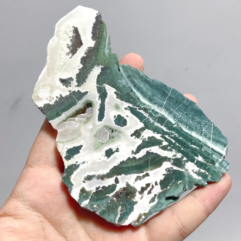Stripe Moss Agate Slab Wholesale