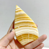 Stripe Yellow Calcite Arrow Head Shape Wholesale -Wholesale Crystals