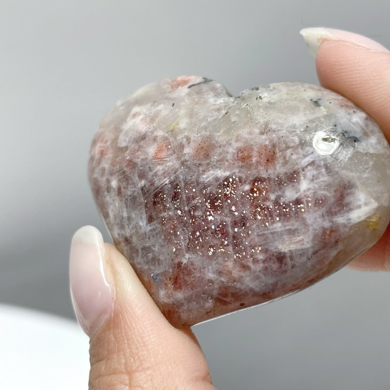 Sunstone Heart Shape Wholesale (Defect)