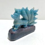 Trolleite Stone Nine - tailed Fox Carving - Wholesale Crystals