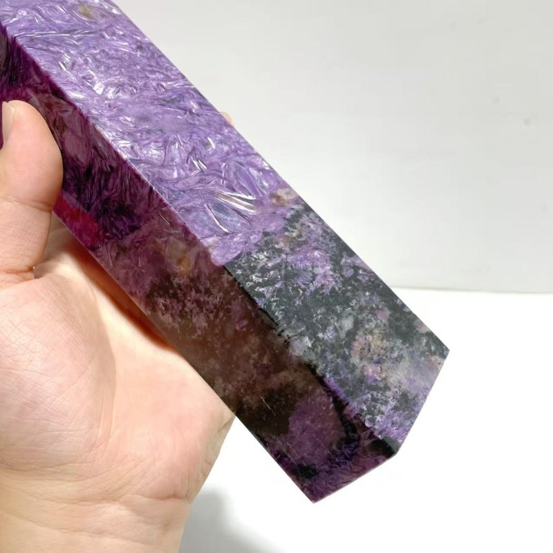Unique 21CM Charoite Tower Point - Wholesale Crystals