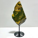Unique 8th Vein Ocean Jasper Slab With Stand 8 - Wholesale Crystals