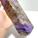 Unique Charoite Four - sided Tower For Collection A04 - Wholesale Crystals