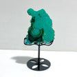 Unique Chrysocolla Mixed Malachite Specimen Raw Bottom With Stand - Wholesale Crystals