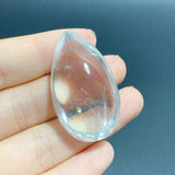 Unique Clear Quartz With Rainbow Waterdrop Shape For DIY Pendant -Wholesale Crystals