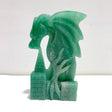 Unique Green Aventurine Flying Dragon Castle Carving 3 - Wholesale Crystals