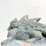 Unique Labradorite Flying Dragon Castle Carving - Wholesale Crystals