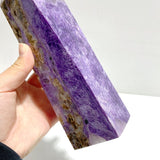 Unique Large Charoite Four - sided Point 5 - Wholesale Crystals