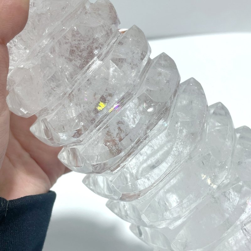 Unique Large Clear Quartz Wenchang Tower 13 - level Pagoda - Wholesale Crystals