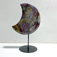 Unique Large Ocean Jasper Moon Carving With Stand 3 - Wholesale Crystals