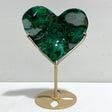 Unique Malachite Heart With Stand -Wholesale Crystals
