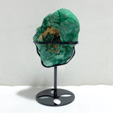 Unique Malachite Raw Bottom With Stand -Wholesale Crystals