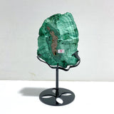 Unique Malachite Specimen Raw Bottom With Stand - Wholesale Crystals