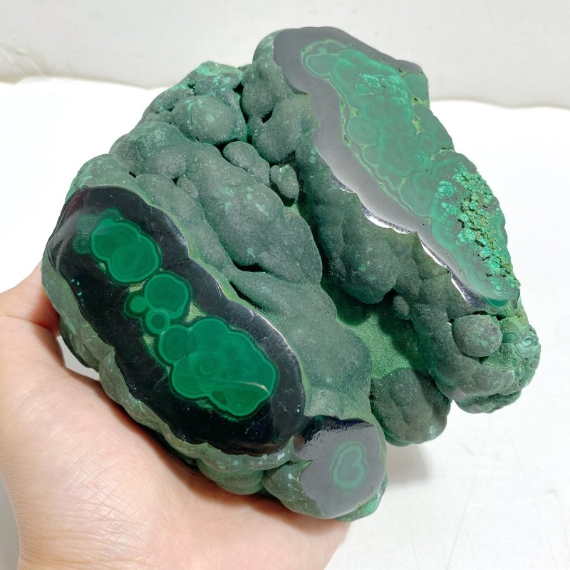 Unique Malachite Specimen With Stand -Wholesale Crystals