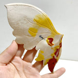 Unique Mookaite Butterfly Wing Carving With Stand -Wholesale Crystals