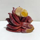 Unique Mookaite Nine-tailed Fox Carving 10 -Wholesale Crystals