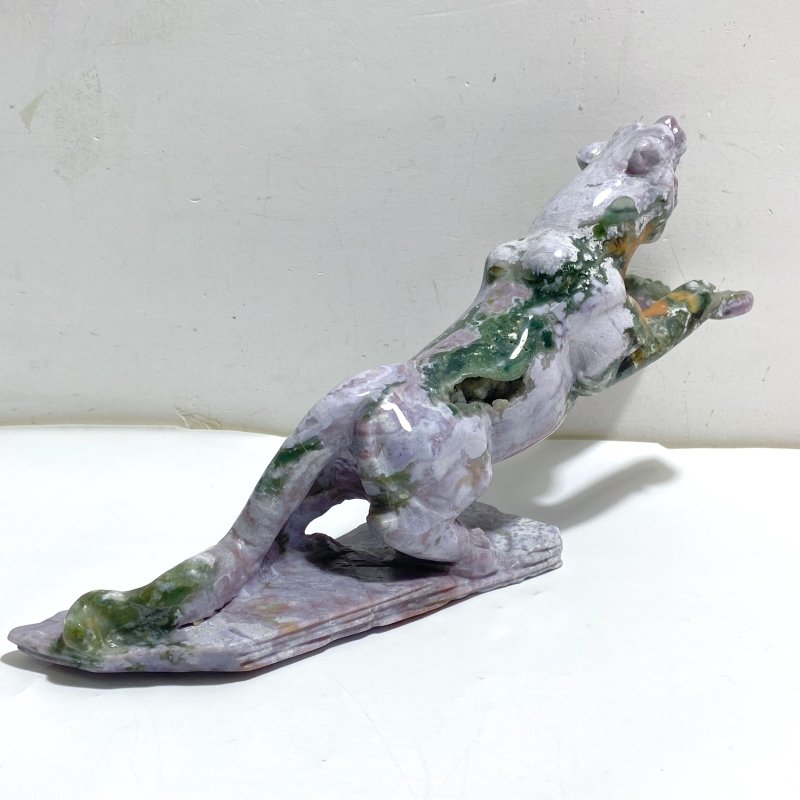 Unique Ocean Jasper Leopard Panther Crystal Carving -Wholesale Crystals