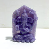 Unique Purple Jade Ganesha Carving - Wholesale Crystals