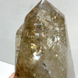 Unique Smoky Quartz Point With Rainbow With Stand - Wholesale Crystals