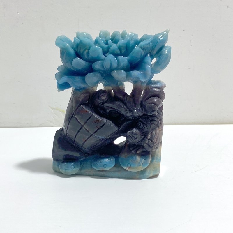 Unique Trolleite Bird&Flower Carving - Wholesale Crystals