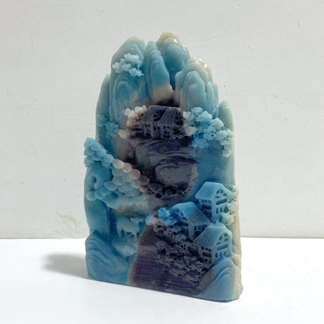 Unique Trolleite Landscape Pavilion Carving - Wholesale Crystals