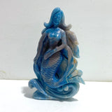 Unique Trolleite Mermaid Carving - Wholesale Crystals