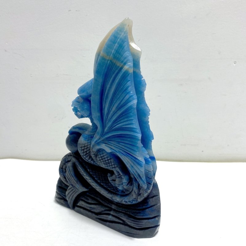 Unique Trolleite Stone Flying Dragon Carving 9 - Wholesale Crystals