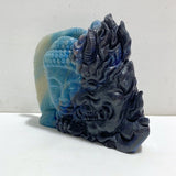 Unique Trolleite Stone Half Mara and Half Buddha Carving -Wholesale Crystals