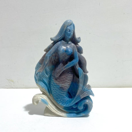 Unique Trolleite Stone Mermaid Carving - Wholesale Crystals