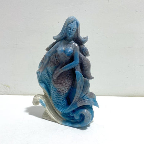 Unique Trolleite Stone Mermaid Carving - Wholesale Crystals