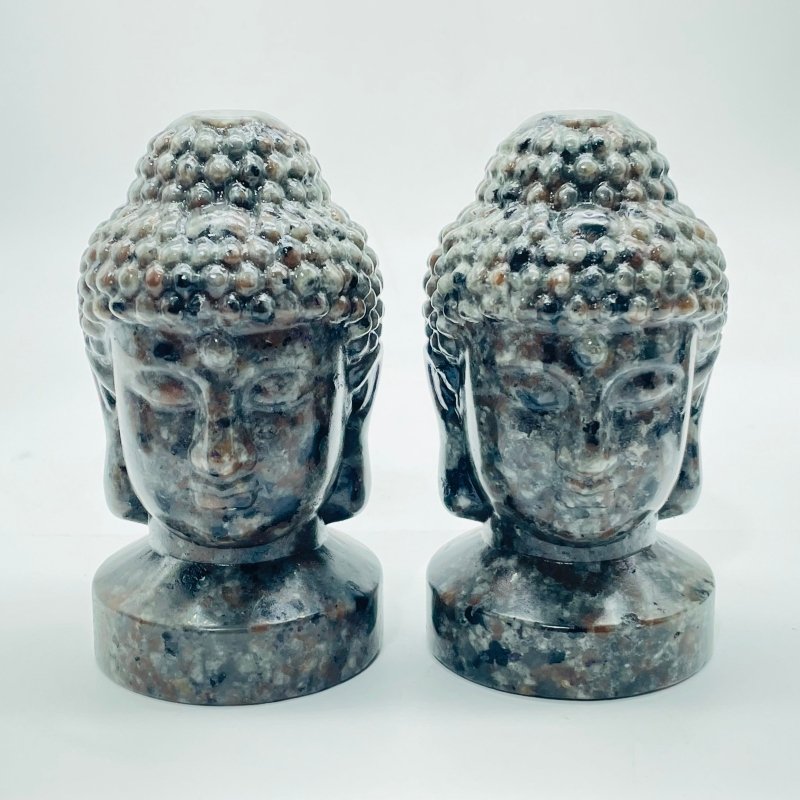 Yooperlite Buddha Head Carving Wholesale (UV Reactive) -Wholesale Crystals