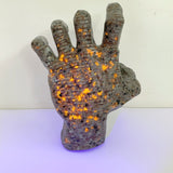Yooperlite Stone Witchcore Demon Hand Carving - Wholesale Crystals