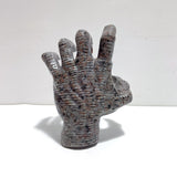 Yooperlite Stone Witchcore Demon Hand Carving - Wholesale Crystals