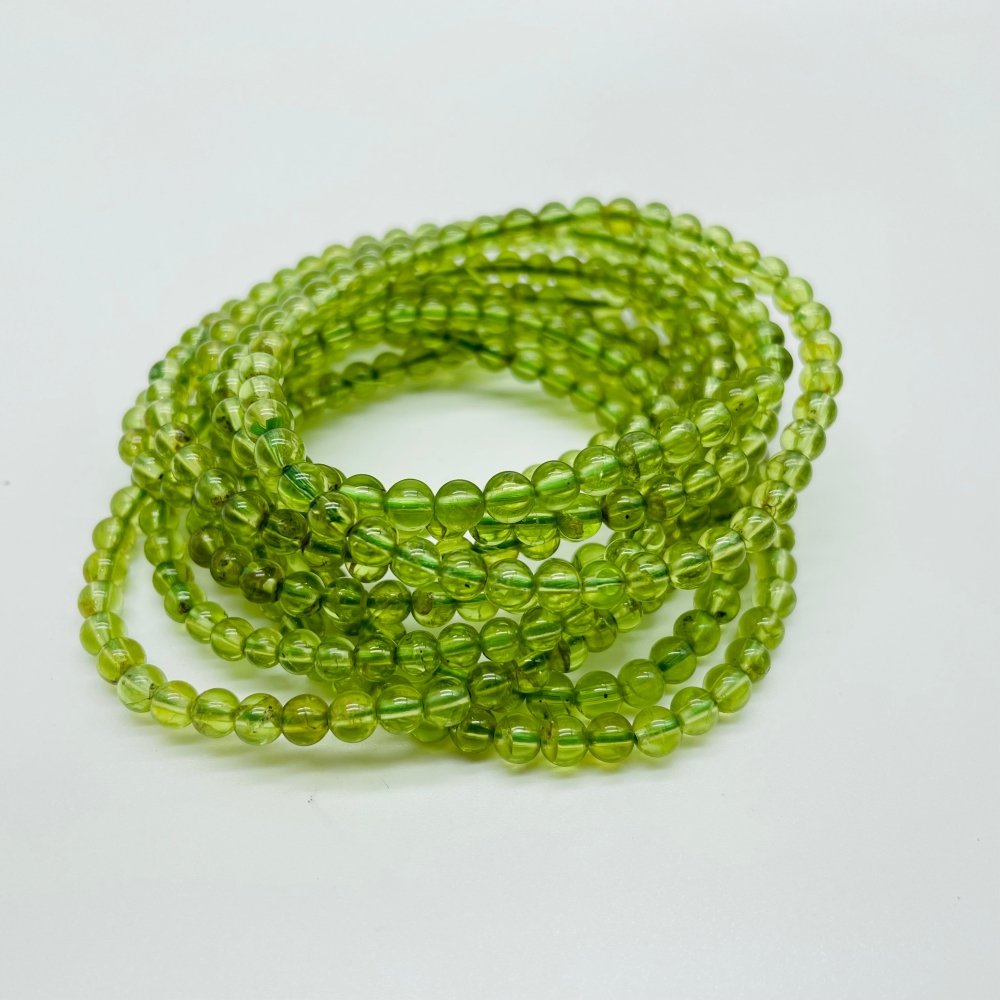 0.16in(4mm) High Quality Peridot Bracelet Wholesale -Wholesale Crystals