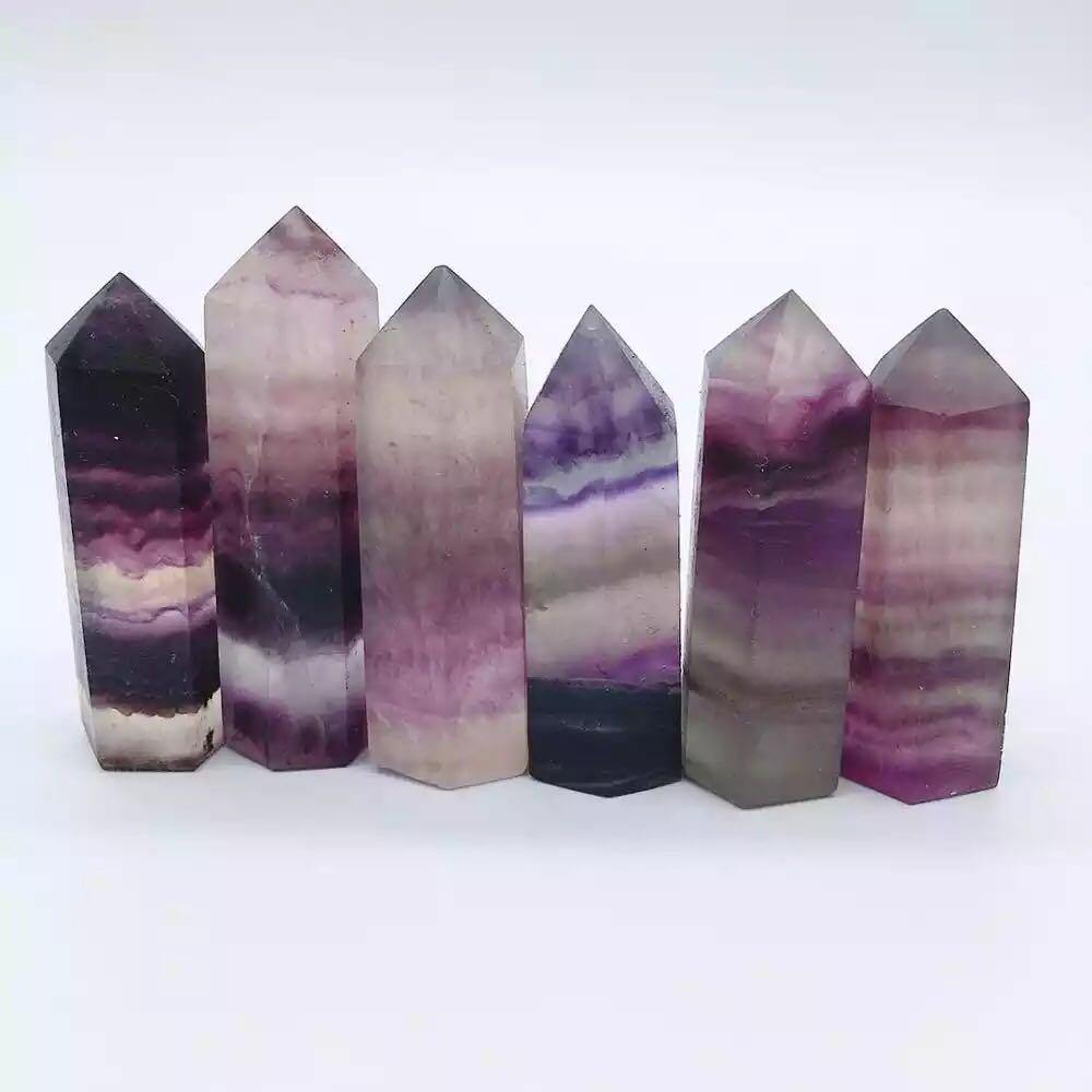 purple fluorite stone crystal -Wholesale Crystals