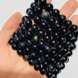 Black Obsidian Stone Bracelet 