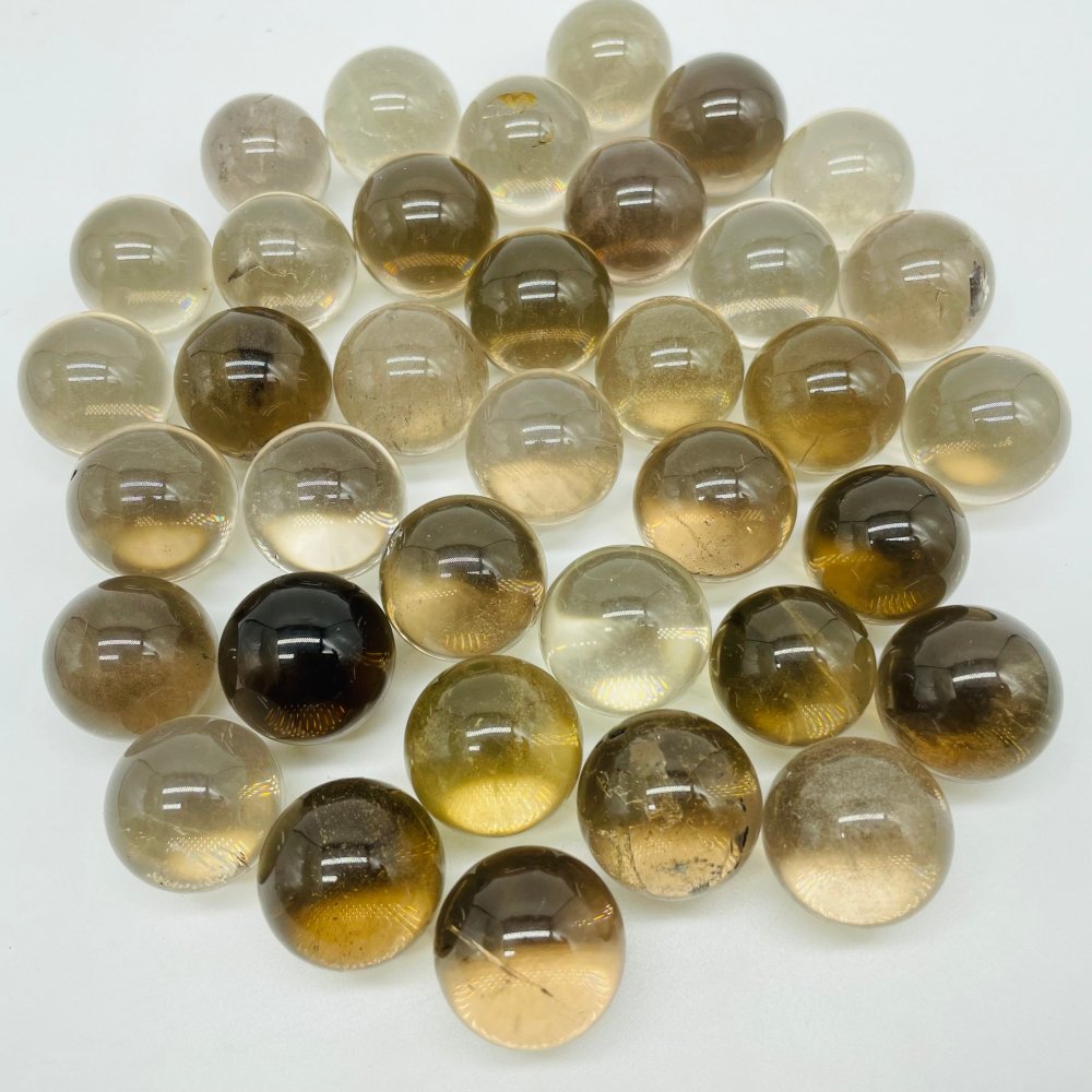 0.7in(2cm) Smoky Quartz Mini Spheres Crystal Ball Wholesale -Wholesale Crystals