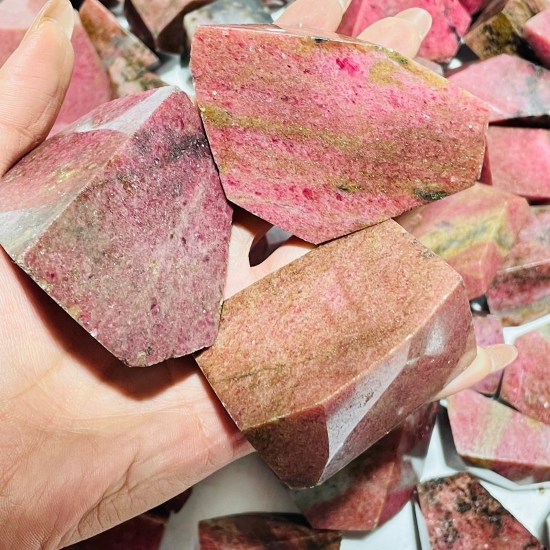 107 Pieces Red Rhodonite Free Form -Wholesale Crystals