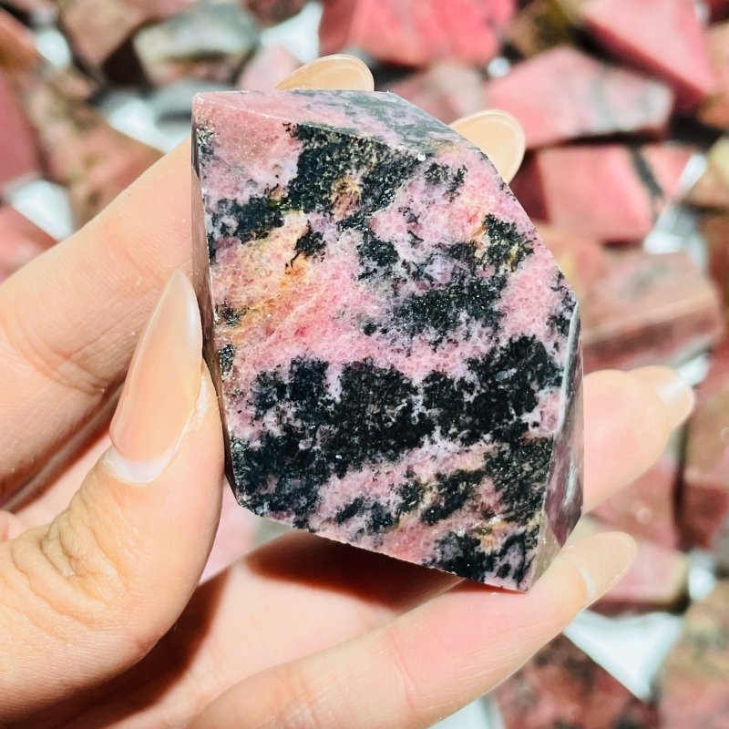 107 Pieces Red Rhodonite Free Form - Wholesale Crystals