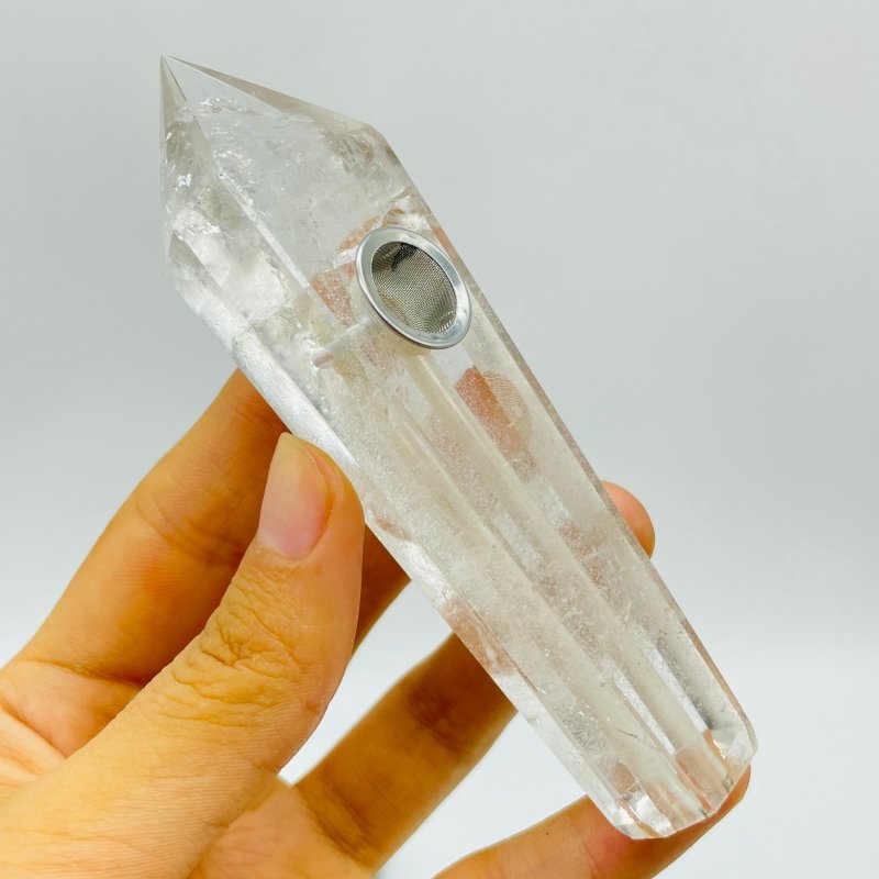 11 Types Side Hole Crystal Pipes Sodalite Apatite Rose Quartz Wholesale -Wholesale Crystals