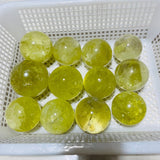 12 Pieces Citrine Crystal With Rainbow Spheres -Wholesale Crystals