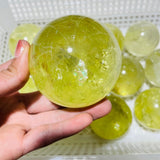 12 Pieces Citrine Crystal With Rainbow Spheres -Wholesale Crystals