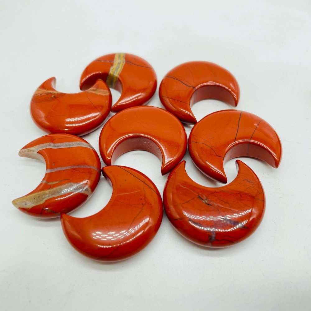 1.2in (3cm) Red Jasper Star Moon Wholesale -Wholesale Crystals