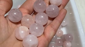 Rose quartz spheres 1kg(2.2lbs) -Wholesale Crystals