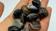 Black Stripe Agate Heart 0.78in(2cm) Wholesale -Wholesale Crystals