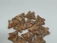 Red Line Stone Marble Butterfly Carving Animal Wholesale -Wholesale Crystals