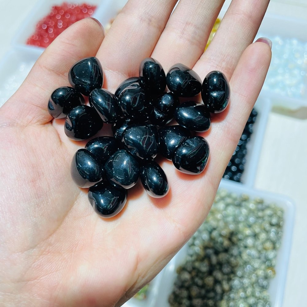 14Types Mini Heart Wholesale Unakite&Obsidian Ocean Jasper -Wholesale Crystals