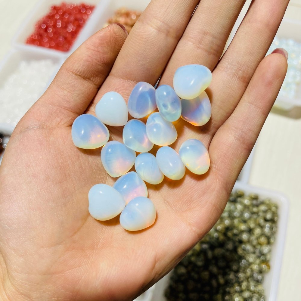 14Types Mini Heart Wholesale Unakite&Obsidian Ocean Jasper -Wholesale Crystals