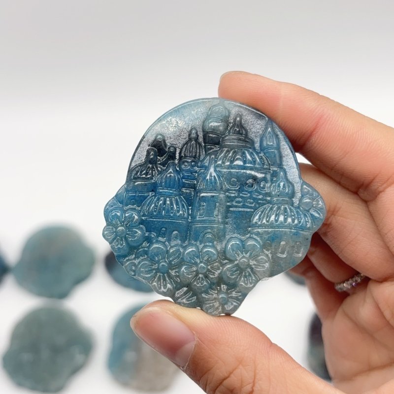 15 Pieces Trolleite Castle Carving Crystal Wholesale -Wholesale Crystals